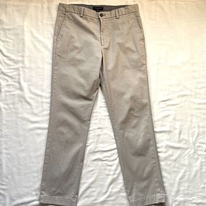 Banana Republic Light Grey Slim Fit Aiden Chino Pants